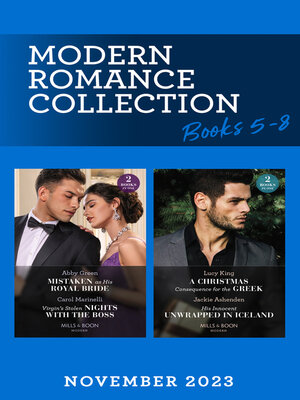 cover image of Modern Romance November 2023 Books 5-8